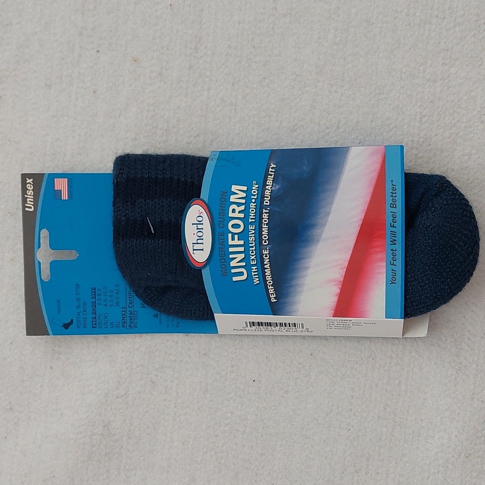 THORLO Moderate Cushion USPS Ankle Socks (SET OF 3) NWT - Picture 2 of 11